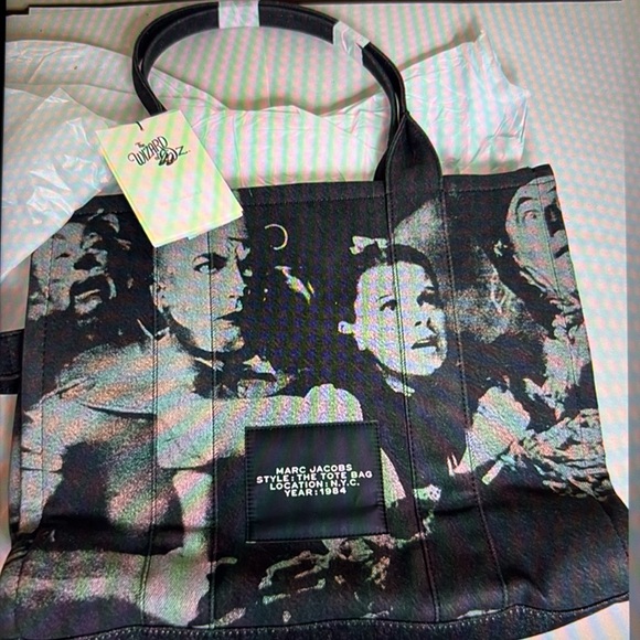 👠🌟👠 MARC JACOBS X THE WIZARD OF OZ  FRIENDS OF DOROTHY LARGE DEMIM TOTE 👠 NWT 👠 - Picture 7 of 16